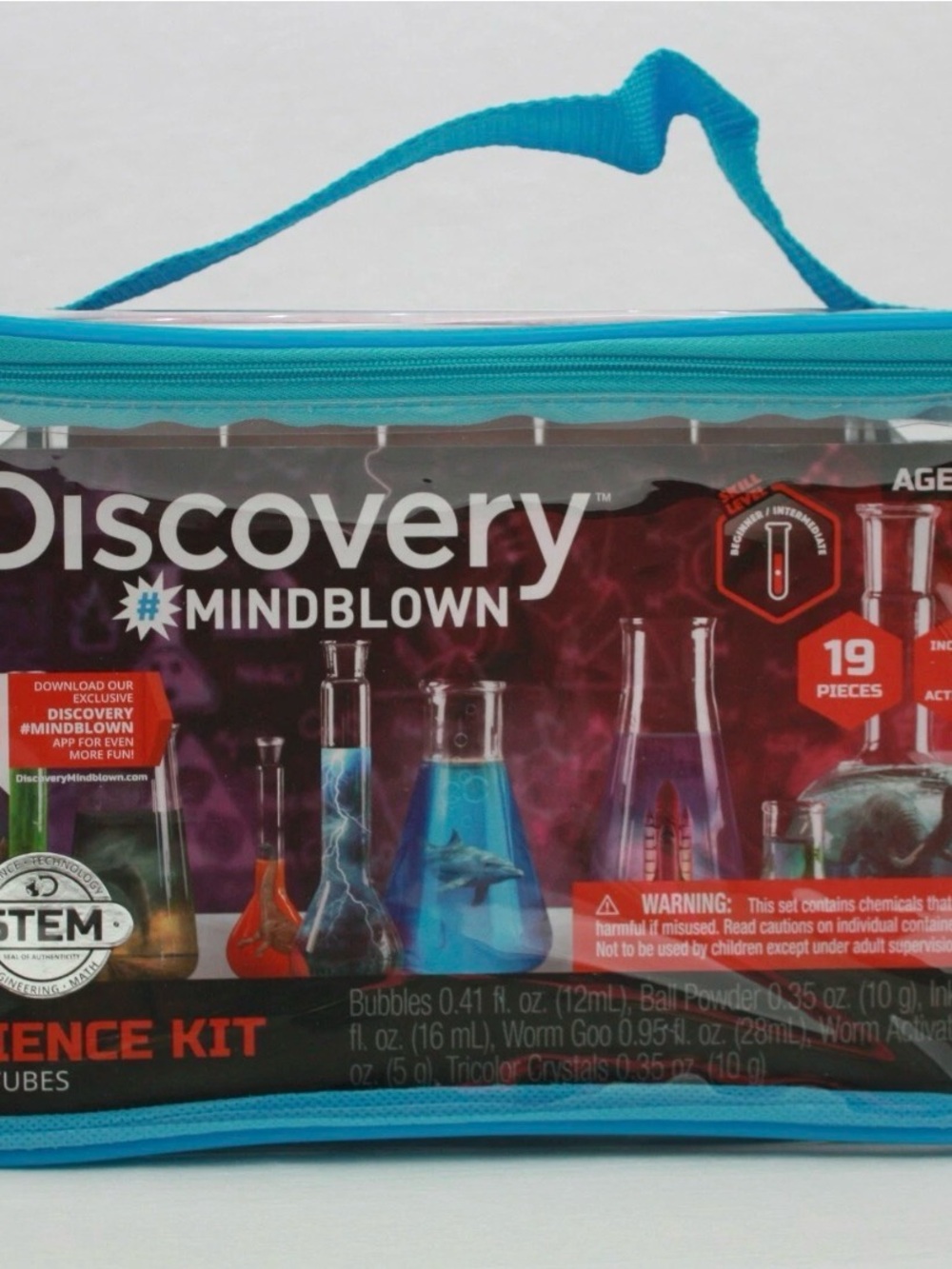 Kids Discovery MINDBLOWN Science Kit Test Tubes Toy, New
